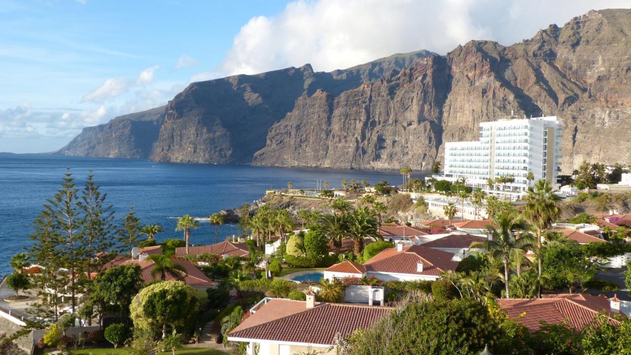 Apartment Mit Sonnenterrasse Und Panorama - Meerblick, 5 Min. Von Hafen + Strand Acantilado de los Gigantes Εξωτερικό φωτογραφία