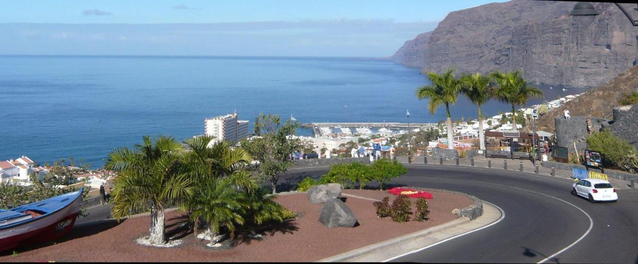Apartment Mit Sonnenterrasse Und Panorama - Meerblick, 5 Min. Von Hafen + Strand Acantilado de los Gigantes Εξωτερικό φωτογραφία