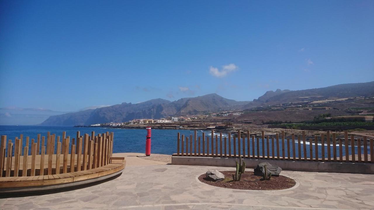 Apartment Mit Sonnenterrasse Und Panorama - Meerblick, 5 Min. Von Hafen + Strand Acantilado de los Gigantes Εξωτερικό φωτογραφία